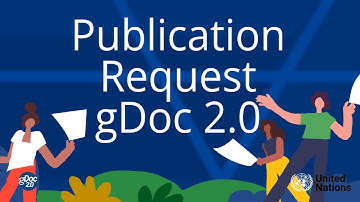 Submitting a slotted forecasted or new Publication Request in gDoc 2 0
