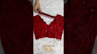 Customise your outfit for Christmas ?❤️| Red Blouse For Party ?❤️ shorts christmascollection red