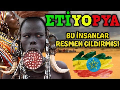 BU RESMEN DELİLİK ! - KAN İÇİYORLAR DUDAKLARINI YARIYORLAR - KABİLE ÜLKESİ ETİYOPYA AFRİKA BELGESELİ