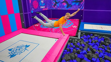 I Built A Trampoline Park!