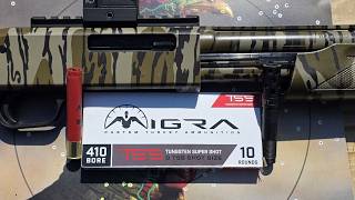 Migra 410 3" 7/8oz #9 TSS Test W/ Mossberg 500 &amp; Kicks Gobblin Thunder .385 Choke