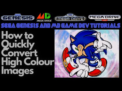 How to Convert High Colour Images for the Sega Genesis & Mega Drive - Beginner Game Dev Tutorials