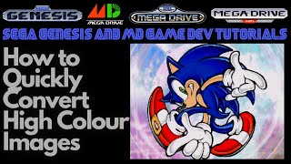 How to Convert High Colour Images for the Sega Genesis & Mega Drive  Beginner Game Dev Tutorials