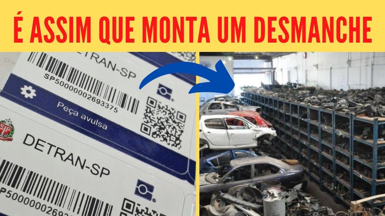 Como montar um ferro velho (DESMANCHE)