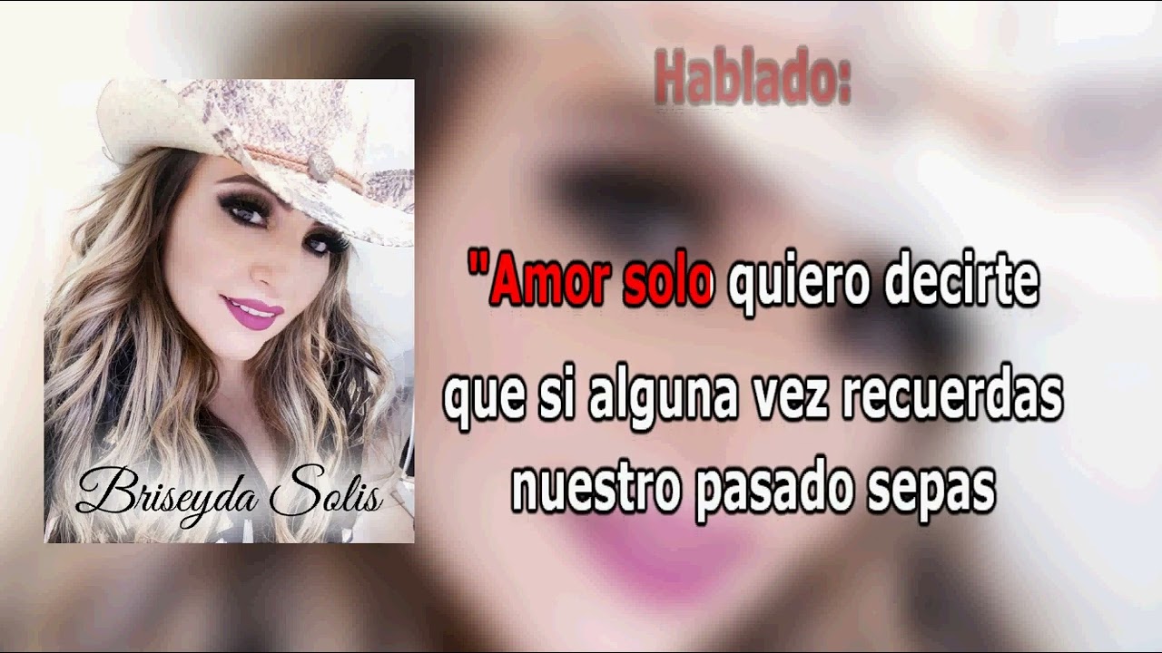 Briseyda Solis - El Adiós (Karaoke)