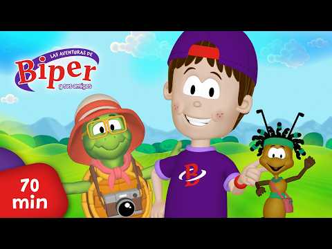 Gran Aventura de Biper y sus amigos 🎈70 Min 🎧 Mega Maraton 🎡 con el patito 🐥