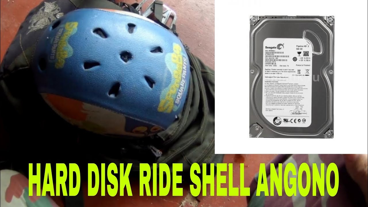 SHELL ANGONO HARD DISK RIDE + TESTING biker_oPH - YouTube