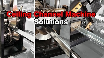 Gypsum False Ceiling Channel Machine|Furring Channel Machine|Main ChannelWall Angle Profile Machine