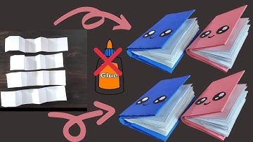 How To Make DIY Mini Notebook | Mini Notebook With Paper No Glue | Mini Notebook Craft | DIY Crafts