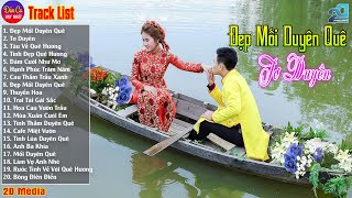 Đẹp Mối Duyên Quê, Tơ Duyên  2024 LK Nhạc Sống Dân Ca Quê Hương Miền Tây, Đậm Tình Quê Hương