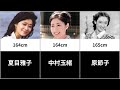 意外と知られていない昭和の「高身長」女性芸能人30選（162cm以上）