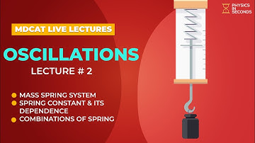 MDCAT Physics Live Lecture- Unit#5 Oscillations  Lecture#2