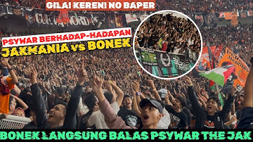 MOMEN SALING BERBALAS GOL PERSIJA vs PERSEBAYA, PECAH PSYWAR JAKMANIA BONEK DI GBK