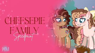 [MLP Next Gen] Speedpaint | CheesePie Family | AureaVerse | Miss Malachite💙