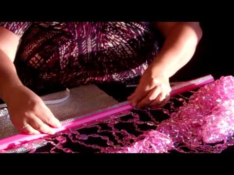 how-to-dress-a-beaded-curtain-rod-using-diamond-wrap-and-diamond-stickers