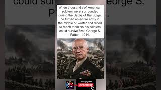Patton's Greatest Military Achievement 🫡 #GeorgePatton #WWII #BattleOfTheBulge