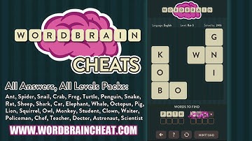 WordBrain Rat 5 Cheats | WordBrain Cheats | Rat 5 Answer