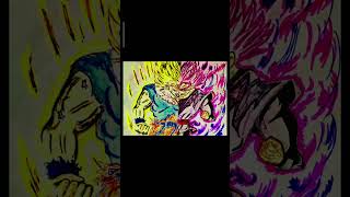 Two Saiyans. One Destiny. One Epic Battle.Goku vs Goku Black Rosé Artwork !!!
