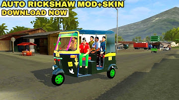 Auto Rickshaw Mod In Bus Simulator Indonesia - Bussid Car Mod - Bussid Bus Mod - Bussid AutoRickshaw