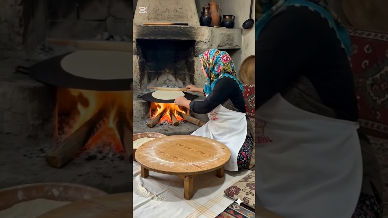Odun Ateşinde Sac Ekmeği Yapımı | Farmya Köylüşte bu Marifetli köylü🍪 Odun Ateşinde Sac Ekmeği Yapımı | Farmya Köylüşte bu Marifetli köylü🍪