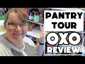 OXO POP CONTAINER Honest Review | 2021 Pantry Tour - How I organize my pantry! New Pantry Light