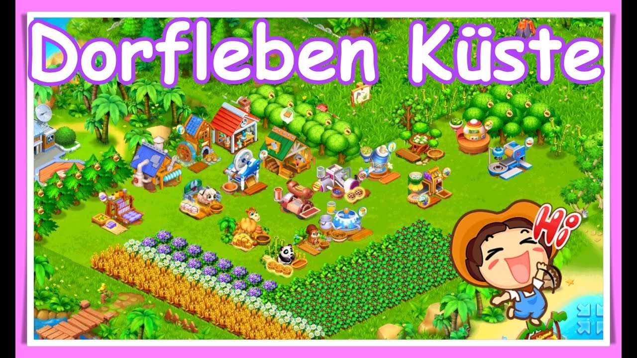Dorf Leben Küste Dorf Leben Küste