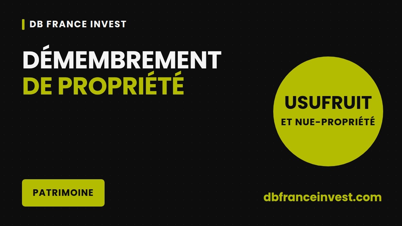 Démembrement de propriété : usufruit, nue-propriété et fiscalité