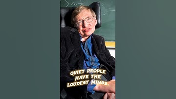 The Power of Introverted Thinking | Quiet | loudest mind | Stephen Hawking #motivational #shorts