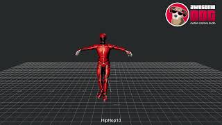 Hip Hop Girl Dances FBX Mocap Motion Pack DEMO