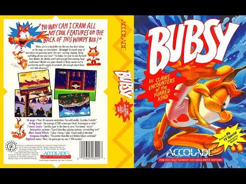 Прохождение Bubsy на sega