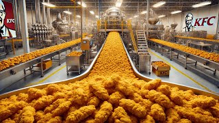 The Secret Behind KFC’s Crispy Tenders: How They're Made in the Factory!