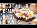 Dulce De Leche Cream Cheese Brownies #Shorts