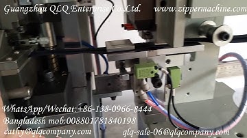QLQ-NDGBM Automatic Nylon Zipper Double Trimming Gapping & Bottom Stop Machine