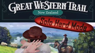 Great Western Trail: New Zealand  Solo Hard Mode