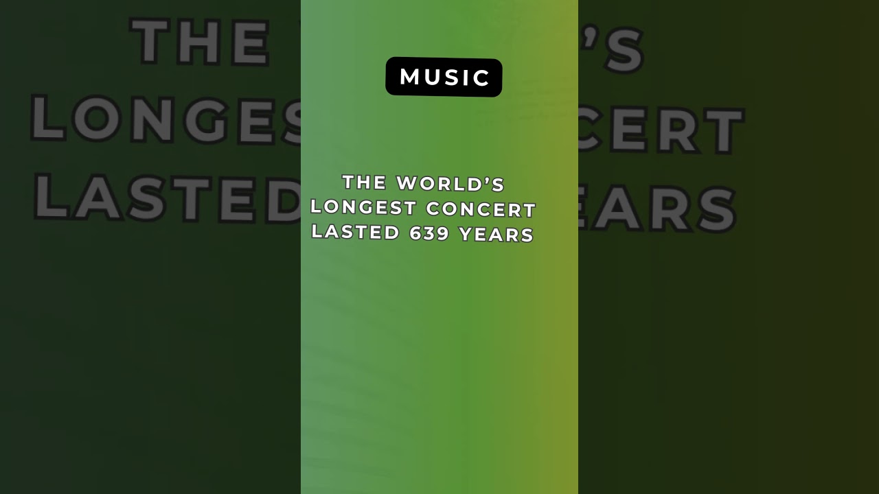 Eternal Harmony, The 639-Year-Long Musical Marathon! 