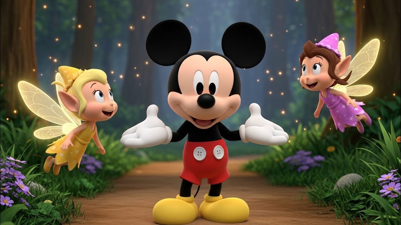 Into the Fairy Forest 🌳✨ | Mickey Mouse Magical Adventure | Kids Fantasy Story