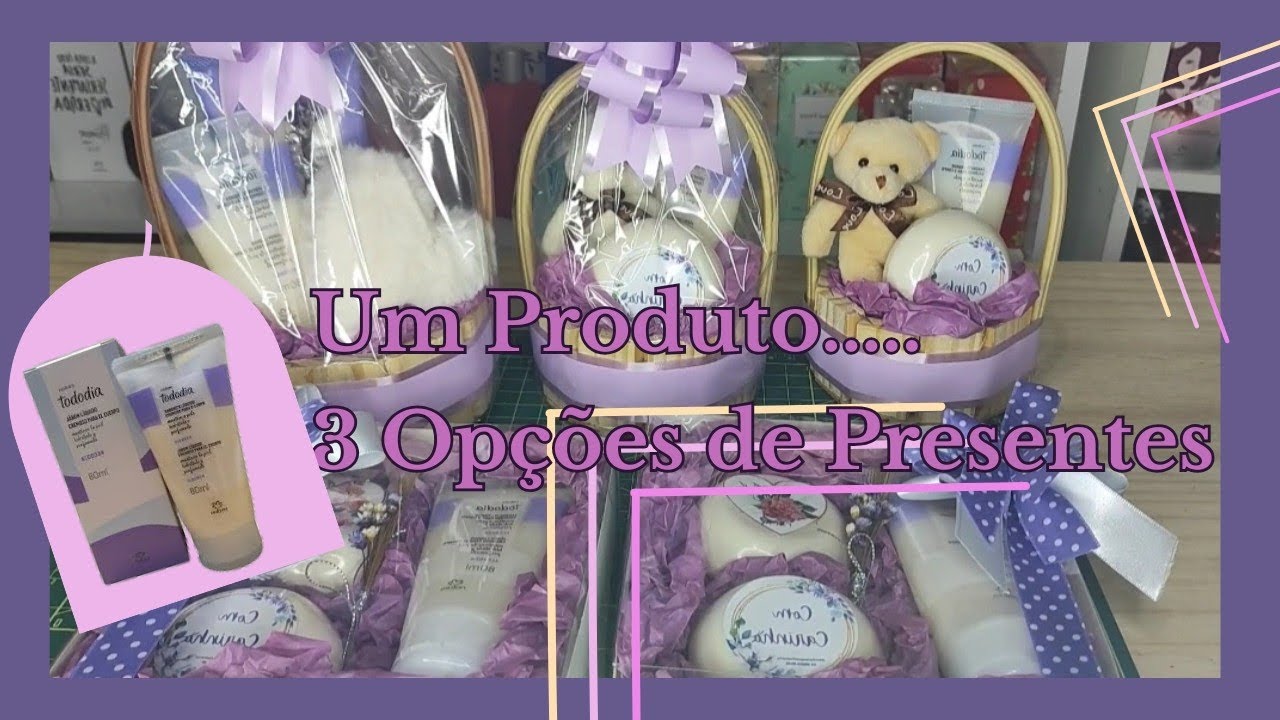 1 Produto = 3 Opções de Presentes + Várias Dicas 