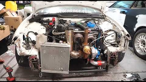 Radiator/Core support delete On a Acura Integra