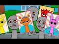 Incredibox Sprunki: PINK PINKI at SCHOOL! | INCREDIBOX SPRUNKI Animation | Sky Toons