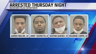 Rockford Police arrest 4 in first night of 'violent crime reduction' patrols