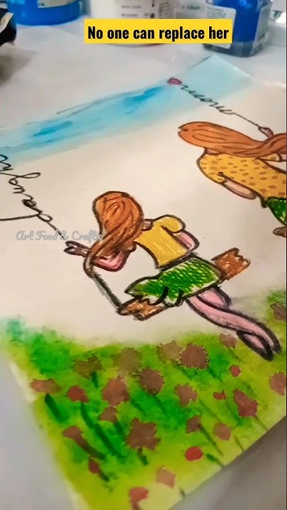No One Can Replace Her Amma viral art trending diy easy craft no-one-can-replace-her-amma-viral-art-trending-diy-easy-craft