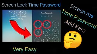 Screen Lock Time Password in hindi | screen lock time password kaise lagay screenshot 5