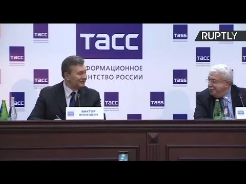 Пресс-конференция Виктора Януковича после заседания по делу о беспорядках на Майдане