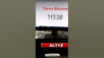 🔥MS Word || Cherry Blossom 🌸|| emoji ||#tech #computer #shorts #youtubeshorts#symbols