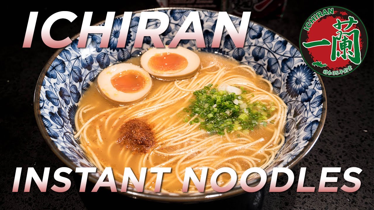 ICHIRAN Instant Noodles Review one of the most expensive instant