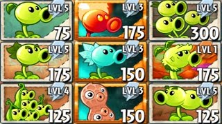 All Pea Plants Power-Up! in Plants vs Zombie 2