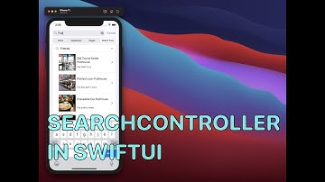 Using UISearchController in SwiftUI - RestApp Part 7