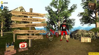 MTB DownHill Bike: Multiplayer Gameplay iOS Android screenshot 1