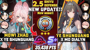 [v2.5 BETA] NEW SHIYU DEFENSE - M0W1 YE SHUNGUANG, ZHAO, DIALYN | ZZZ