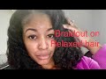 Braid out|Relaxed hair| This about to be UGLY!!?!